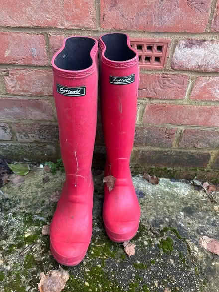 Photo of free Red wellies size 3 (Chesham (HP5)) #1