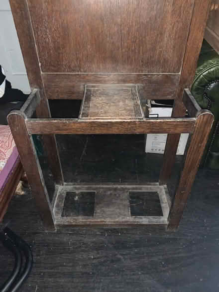 Photo of free Dark wood hall stand. (Fairfield Park) #1