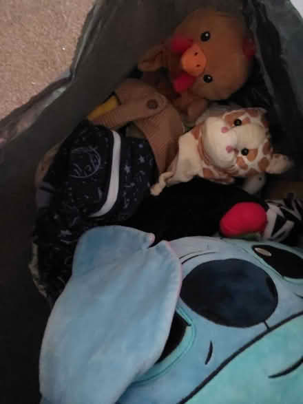 Photo of free Bag of soft toys and clothes (S43 Staveley) #1