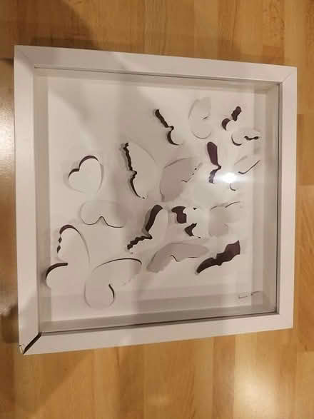 Photo of free IKEA butterfly picture, frame broken (Penwortham PR1) #1