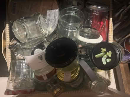 Photo of free Box of glass jars (TW9) #1