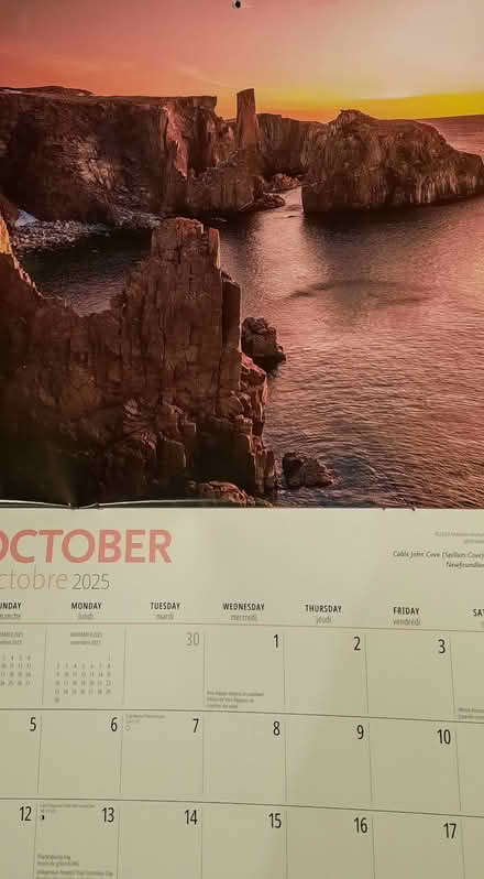 Photo of free 2025 wall calendar (Orleans) #3