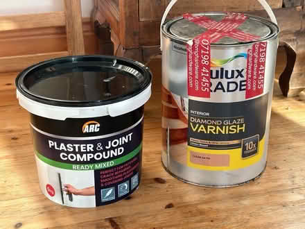 Photo of free Floor varnish, plaster compound (Kilmainham) #1