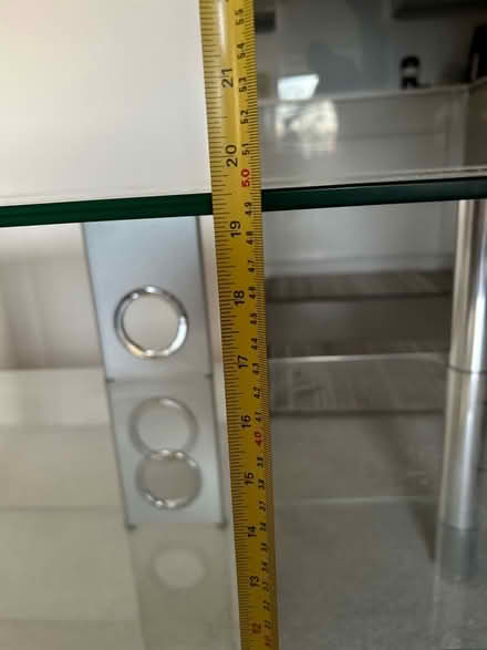 Photo of free Corner glass tv stand (Sutton Courtenay OX14) #1