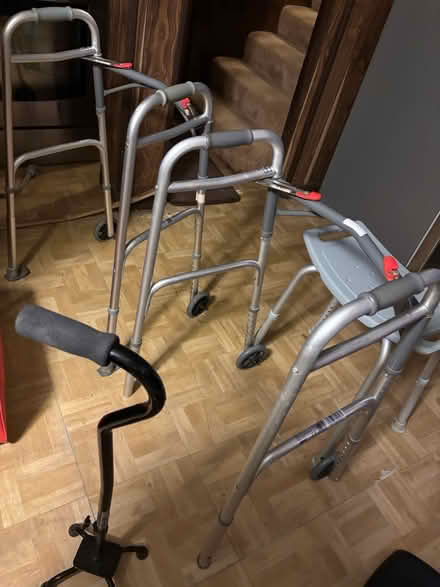 Photo of free 2 Medical grade walkers + cane (20746) #1