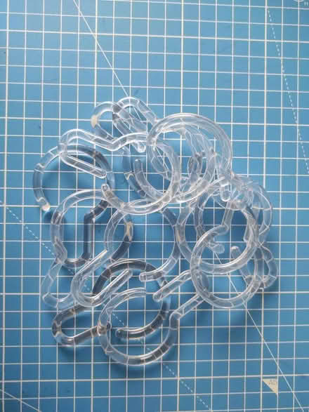 Photo of free shower curtain rings (Orchard Brae/Comely Bank EH4) #1
