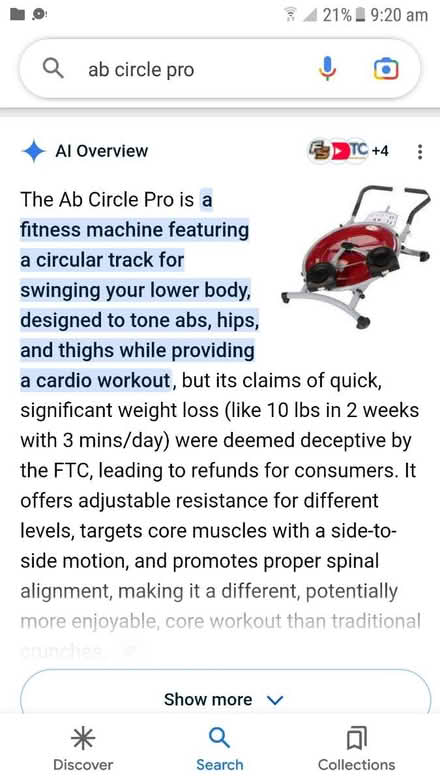 Photo of free Ab circle pro (Zones 1 2 and 3 N1 E1 W1) #4