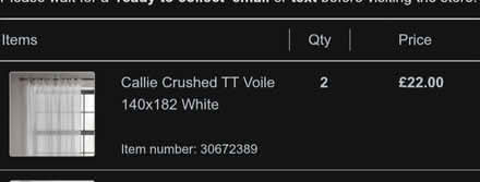 Photo of free Mesh tie top curtains (2) (Brighton, BN2) #2