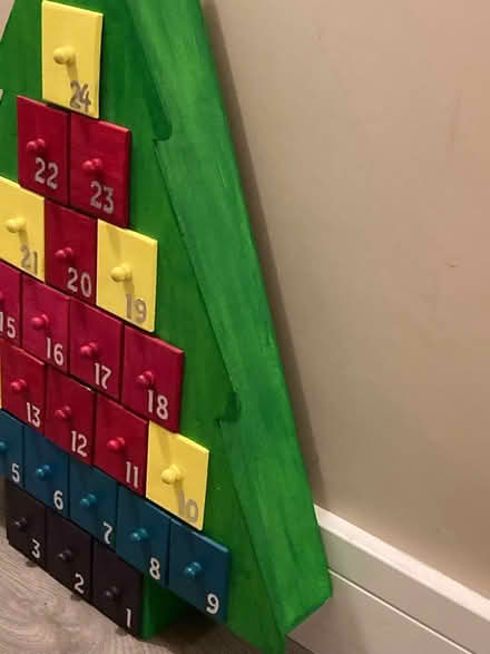 Photo of free Wooden advent calendar (Howhlill Quarries HG2) #2
