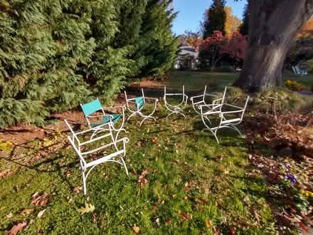Photo of free 6 Aluminum Outdoor Chairs (North West Newark, DE) #2