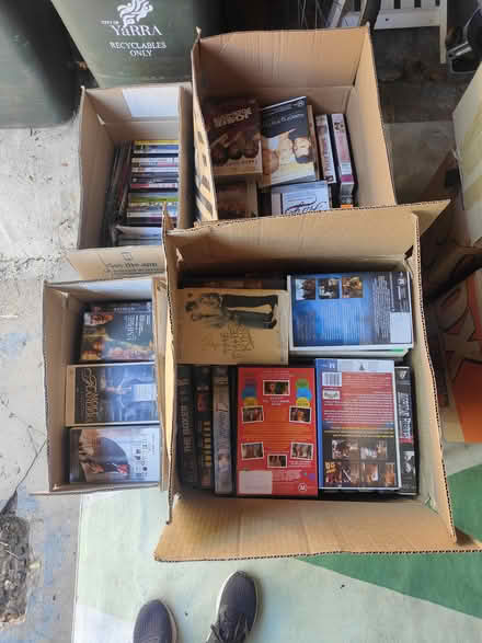 Photo of free Many VHS tapes and DVDs (Carlton North) #1