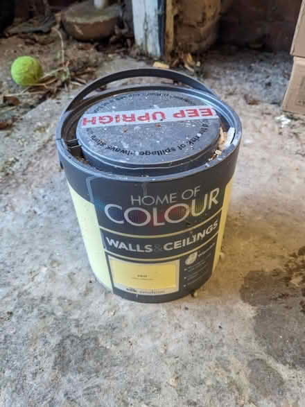 Photo of free Yellow indoor wall paint (OX14, Abingdon) #1