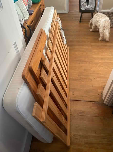 Photo of free Mothercare pine toddler bed with mattress (Upper Wolvercote OX2) #1