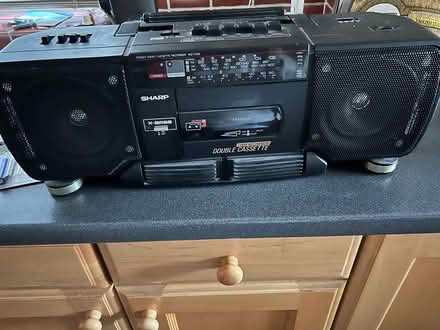 Photo of free Sharp radio cassette recorder (Old Town HP2) #1