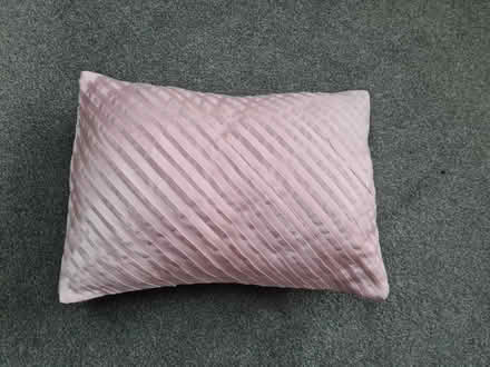 Photo of free Small pink cushion (Walsworth, Hitchin, SG4) #1
