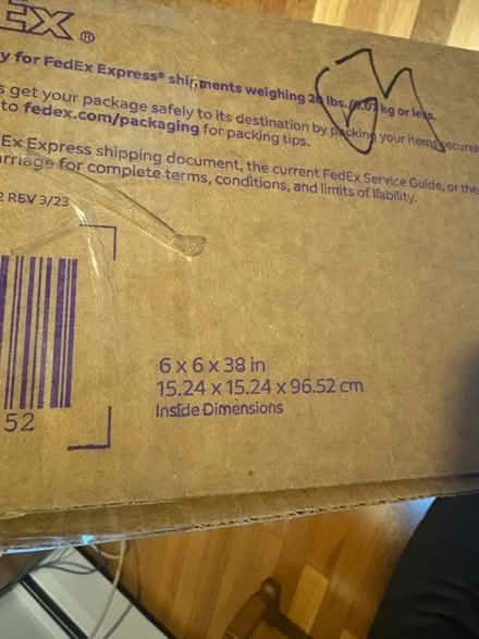 Photo of free Triangle Shipping Box (Arlington Near Stratton) #2