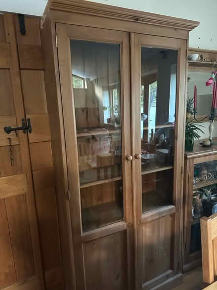 Photo of free Glass fronted cabinet (Shaldon TQ14) #1