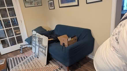 Photo of free Computer desk with folding legs (North Brentwood) #3