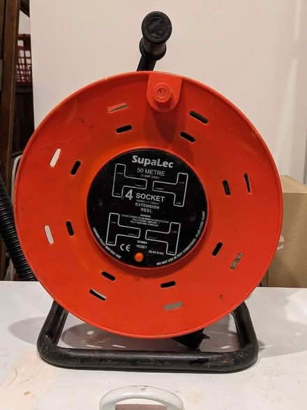 Photo of free Supalec 50m 4 socket extension reel (St Boswells TD6) #2