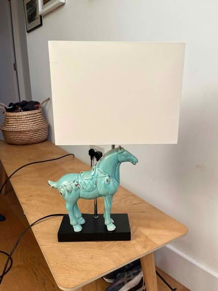 Photo of free Ceramic horse table lamp (Upper Wolvercote OX2) #1