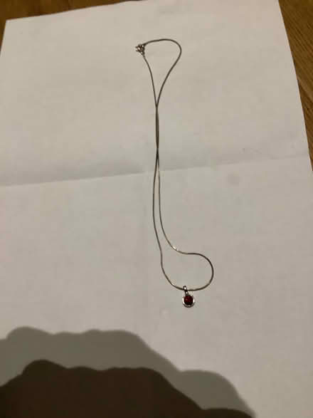 Photo of free Necklace with red pendant (Brampton S40) #1