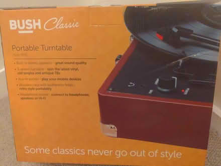 Photo of free Bush retro record player portable (OX14, Abingdon) #2