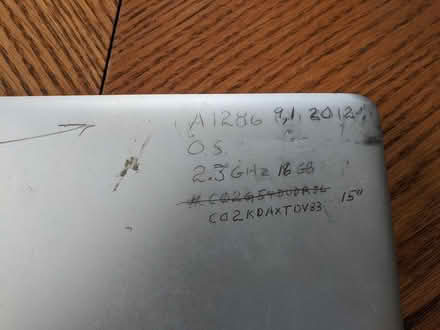 Photo of free MacBook parts A1286 A1278 (Ann Arbor near Hillside Terr.) #3