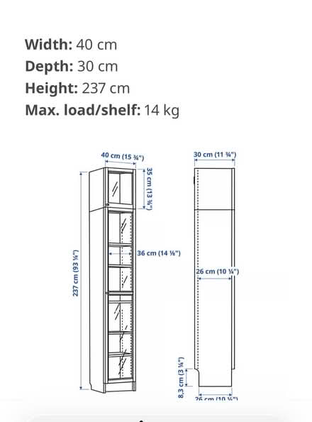 Photo of free IKEA Bookcase (Corner Lane, Leigh) #3