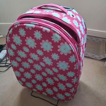 Photo of free Bright pink suitcase (New Southgate N11) #1