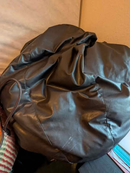 Photo of free Large brown bean bag (Oughtibridge S35) #1