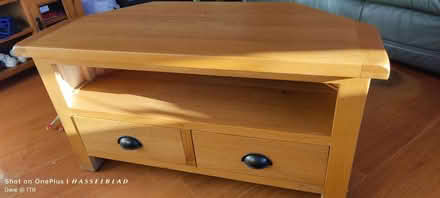 Photo of free Corner TV stand wooden (Gorse Hill M32) #1