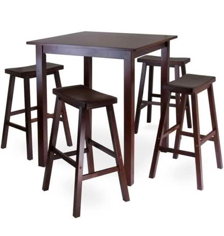 Photo of free Pub table and stools (Brookland DC) #1