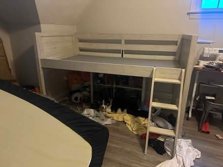 Photo of free Twin loft bed with twin mattress (Close to Sandbridge area of VB) #1