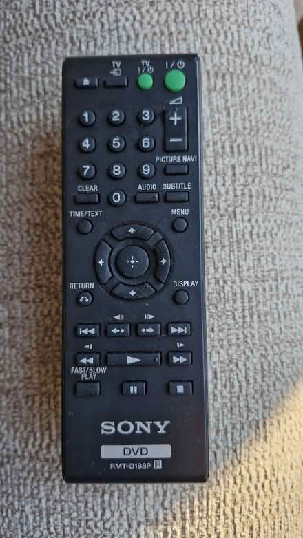 Photo of free Sony DVD remote (Hailsham BN27) #1