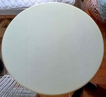 Photo of free Round, white drop-leaf Ercol table (East Dulwich, SE22) #2