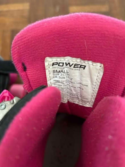 Photo of free Girls pink and black skates (Boughton Monchelsea ME17) #3