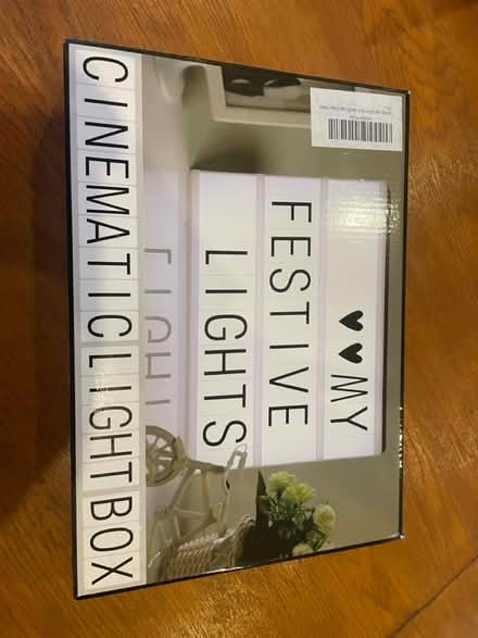 Photo of free Lightbox with letters/ numbers (SL6 Boyn Hill) #1