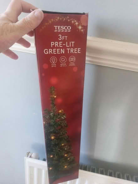 Photo of free 3ft pre lit xmas tree, baubles (Huyton L36) #1