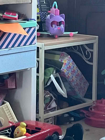 Photo of free White and beach nest of tables (SG17) #1