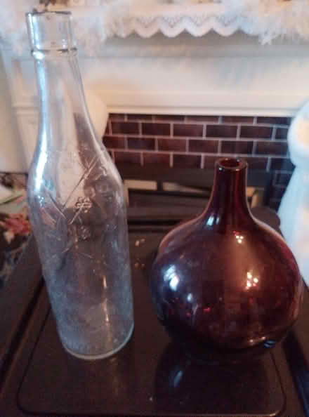 Photo of free 2 glass bottles (Barnham) #1