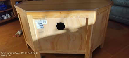 Photo of free Corner TV stand wooden (Gorse Hill M32) #3