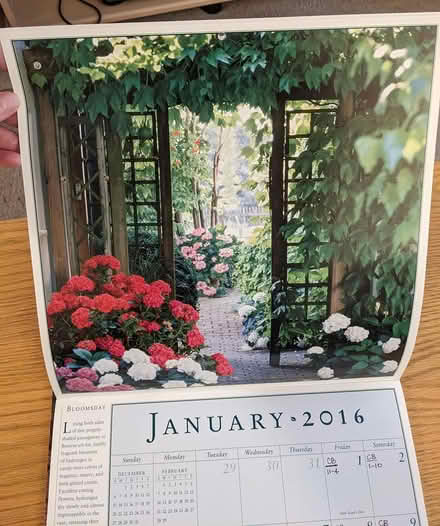 Photo of free Garden Photography Wall Calendars (Capitol Hill) #2