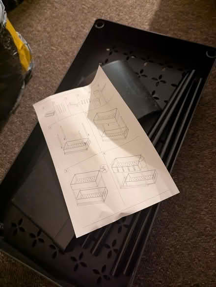 Photo of free Plastic shelf drawers (N4, Harringay Green Lanes) #1