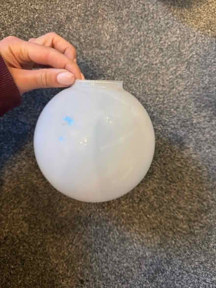 Photo of free 5x white glass wall light shades (Pantymwyn CH7) #2