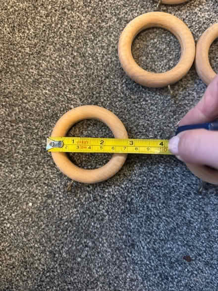 Photo of free 20x wooden curtain rings (Pantymwyn CH7) #2