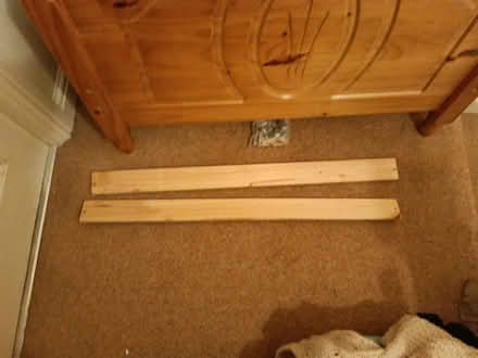 Photo of free Complete single wooden bed frame (HR6 Shobdon) #2