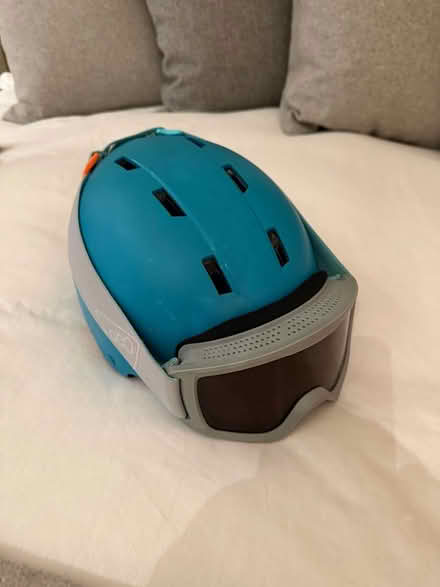 Photo of free Child ski helmet and googles (Wimbledon Park SW19) #2