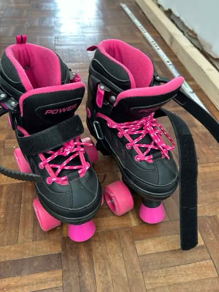 Photo of free Girls pink and black skates (Boughton Monchelsea ME17) #1