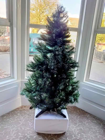 Photo of free Artificial Christmas Tree 5 Foot Plus Base BARE (Southport PR9) #2