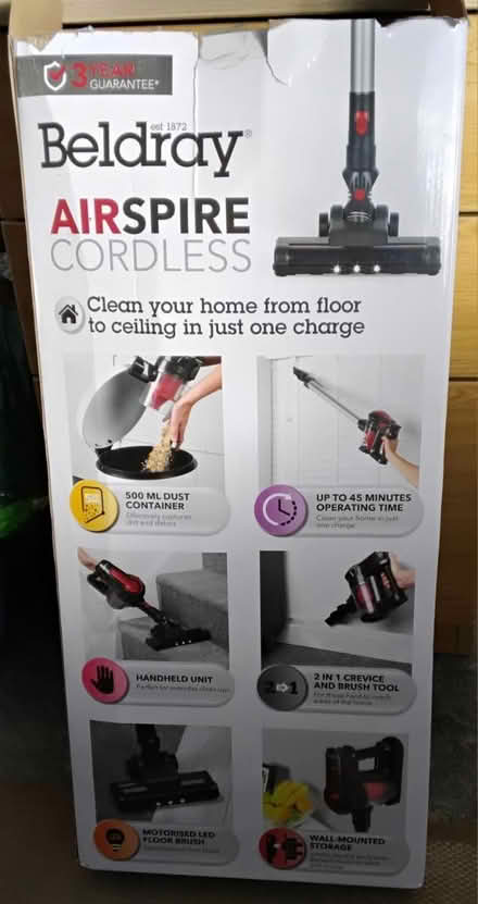 Photo of free Beldray Cordless Vaccum Cleaner (DA1) #1